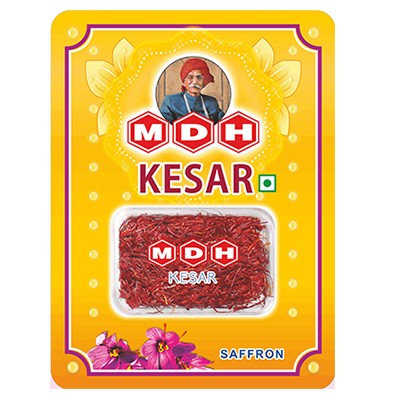 MDH Kesar Pure Saffron: Highest Quality Spice Threads in India | 1 Gm