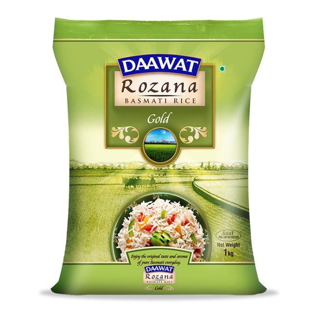 Daawat Rozana Gold Basmati Rice: The Perfect Choice for Everyday Meals | 1 KG