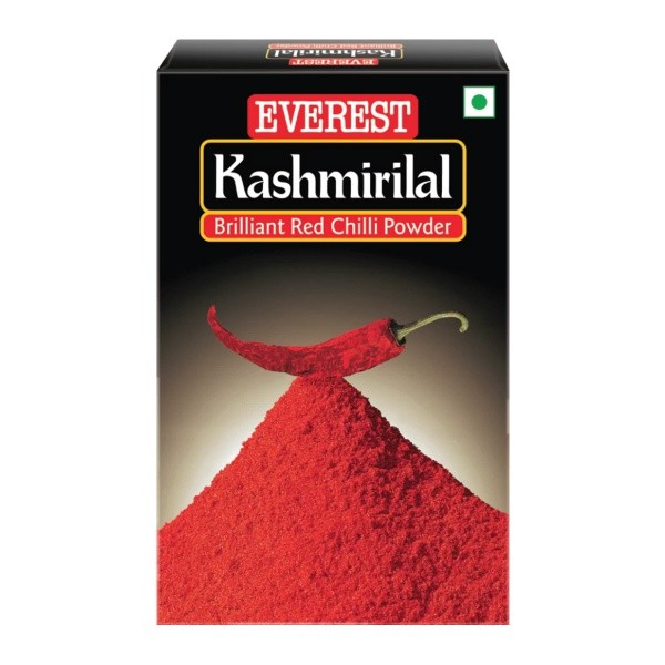 Everest Kashmiri Lal Chilli Powder (Lal Mirch) - Vibrant Color & Mild Heat | 100 Gm