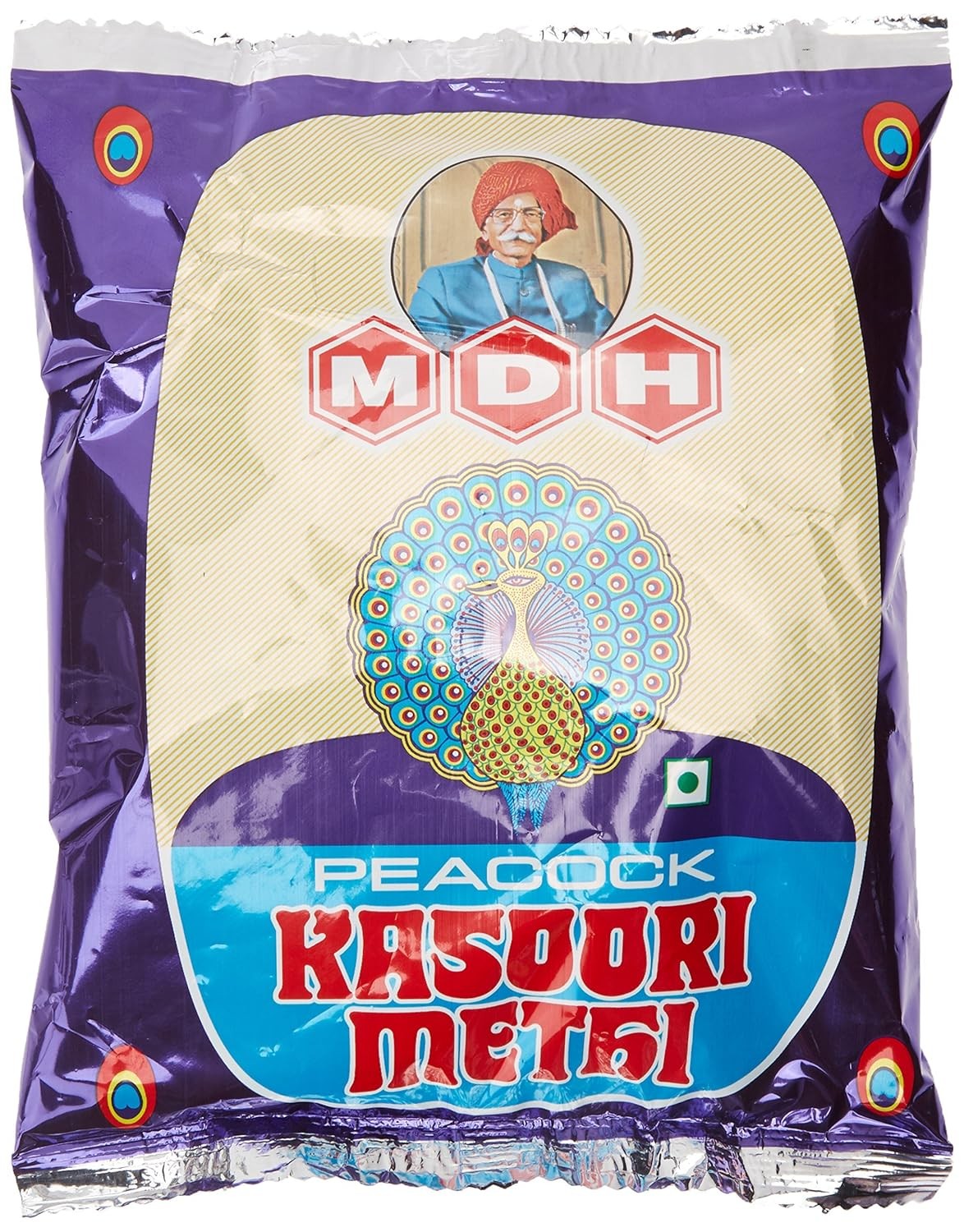 MDH Peacock Kasoori Methi 50gm - Authentic Indian Spice