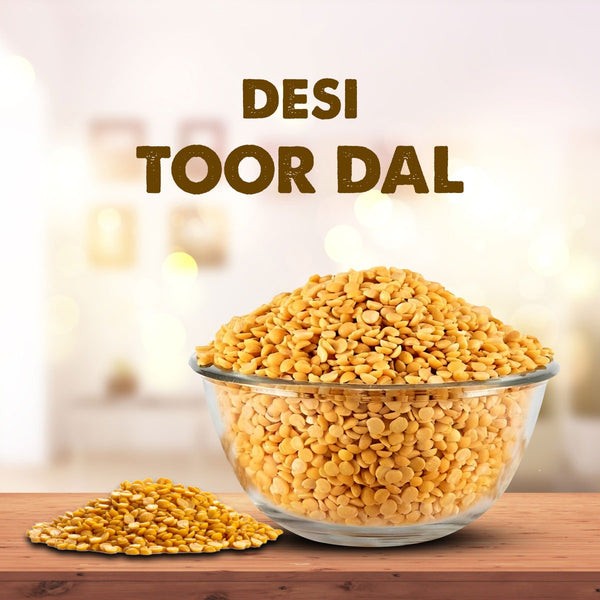 Toor Dal/Arhar Dal - Unpolish Desi, 1 kg Pouch