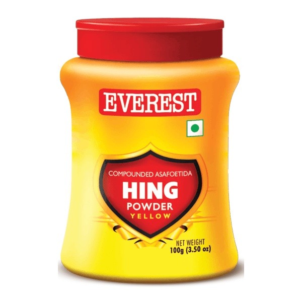 Everest Hing Powder Yellow: Add Savory Depth to Your Dishes (Asafoetida) | 50 Gm